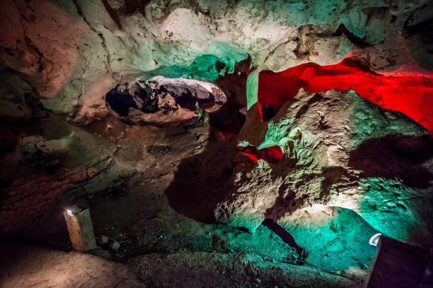Green grotto caves in Jamaica travel destination scenic