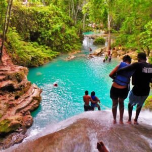 Blue Hole Ocho Rios & Martha Brea River Rafting Combo Tour Package